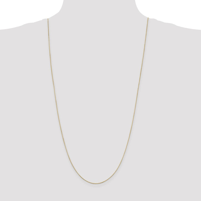 Exclusive 14K Gold 30-Inch 0.6mm Octagonal Snake Chain - Stylish & Affordable-4