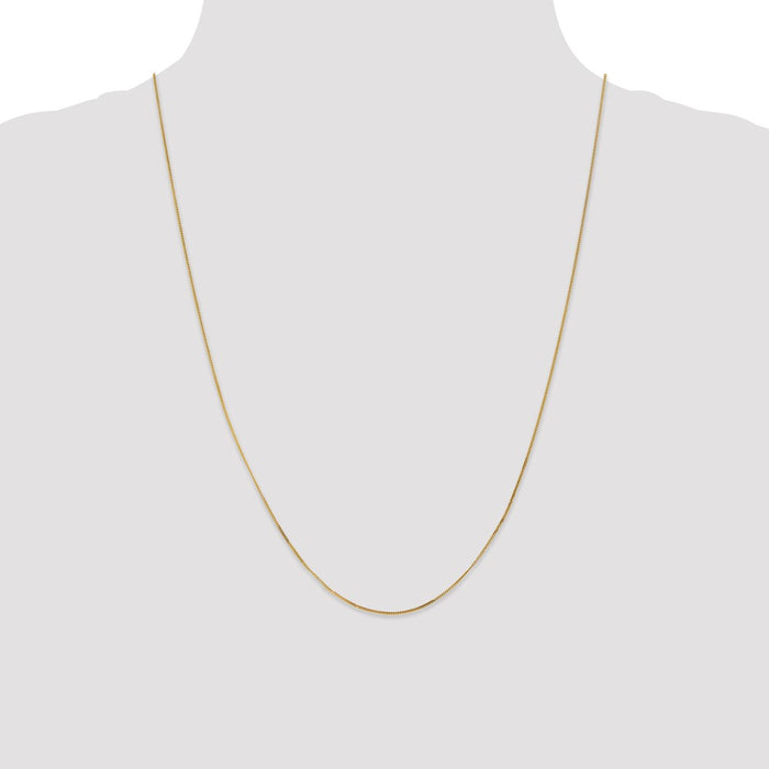 Buy 14K Gold 24-Inch 0.9mm Curb Chain - Stylish Pendant Necklace-4
