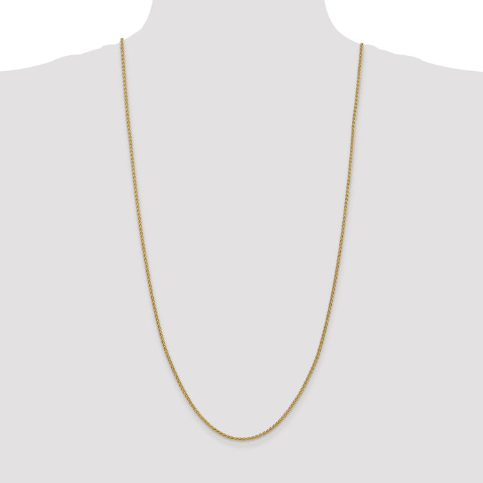 High-Quality 30-Inch 14K Gold Spiga Chain, 2.1mm - Stylish & Affordable!-4