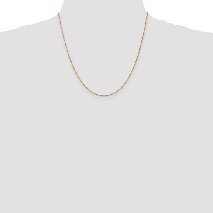 Shop Stylish 14K Gold Spiga Chain - 20-Inch, 1.05mm, Luxury Design-4