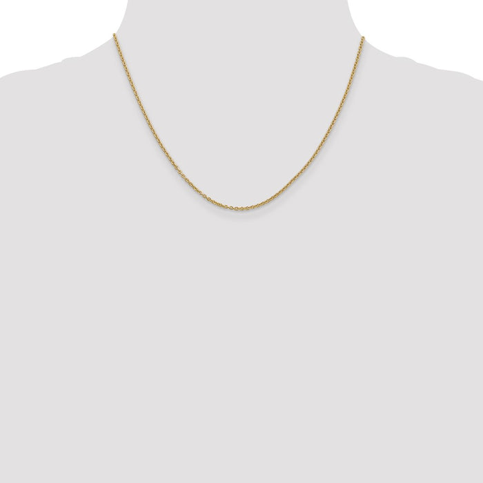 Shop Stylish 14K Gold 18-Inch Forzantine Chain - 1.8mm, High-Quality Design-4