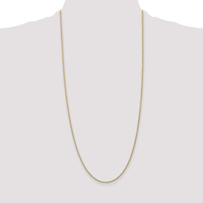 Buy Exclusive 14K Gold 30-Inch Forzantine Cable Chain - Stylish & Durable-4