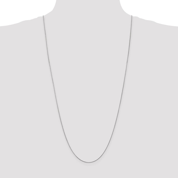 Buy 30-Inch 14K White Gold Diamond-Cut Spiga Chain - Stylish & Affordable!-4