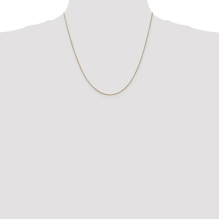 Buy Exclusive 14K Gold 20-Inch .85mm Diamond-Cut Spiga Chain - Stylish Value!-4