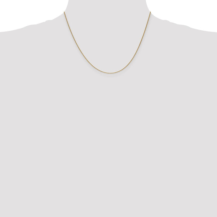 Buy 14K Gold 18-Inch .85mm Spiga Chain - Stylish & Affordable Luxury Jewelry-4