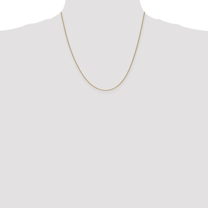 Buy Stylish 14K Gold 20-Inch .85mm Spiga Chain - Luxury Lobster Clasp-4