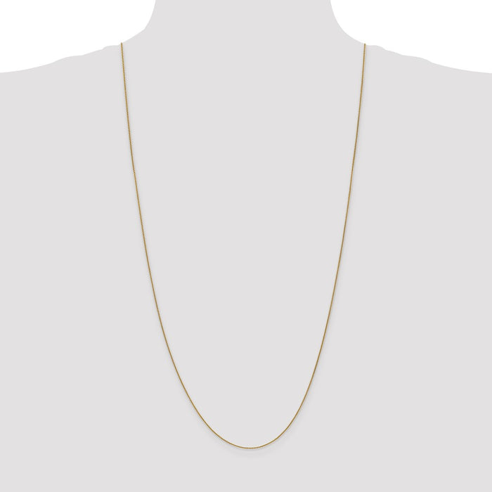 Buy Stylish 30-Inch .85mm 14K Gold Spiga Chain with Lobster Clasp-4