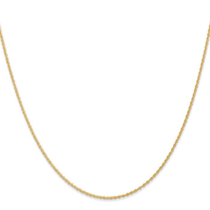 Exclusive 14K Gold Baby Rope Chain 18-Inch 1.1mm - Stylish Value Necklace-2