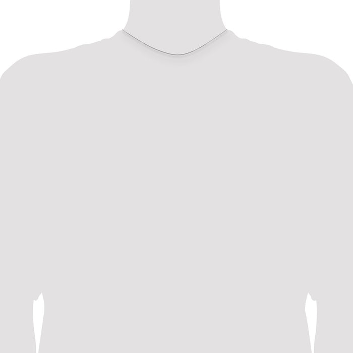 Shop Stylish 14K White Gold 14-Inch 0.8mm Diamond-Cut Cable Chain, Affordable Luxury-4