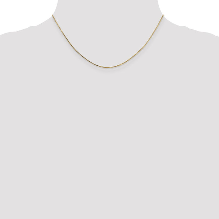 Buy Stylish 14K Gold .7mm Box Chain - 16-Inch, Affordable Luxury Jewelry-4