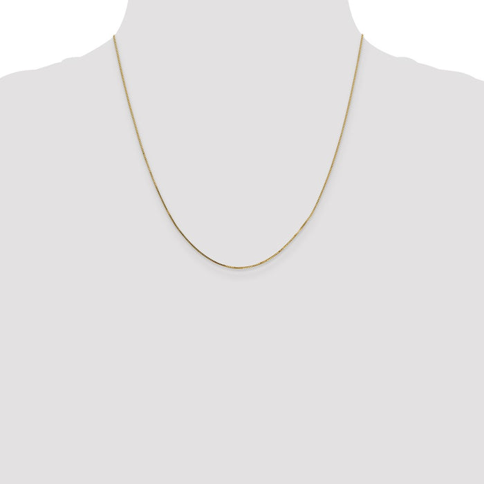 Buy 14K Gold 20-Inch 0.7mm Box Chain - Stylish & Affordable Jewelry Piece-4