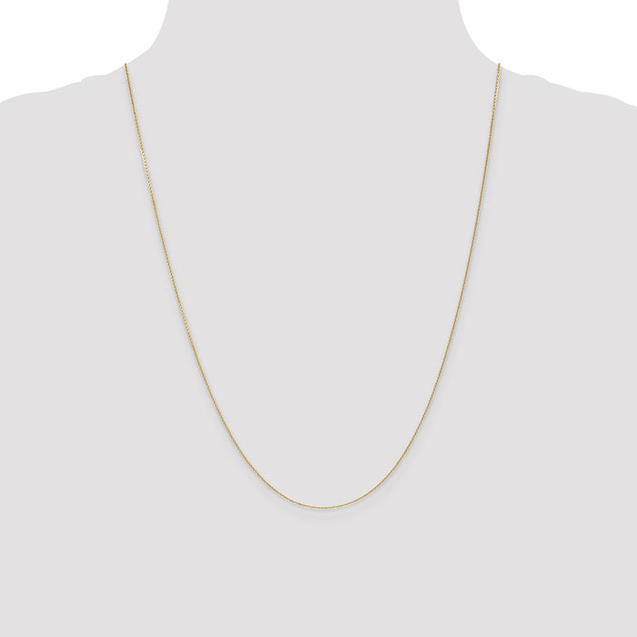 High-Quality 24-Inch 14K Gold Diamond-Cut Chain - Stylish & Affordable!-4