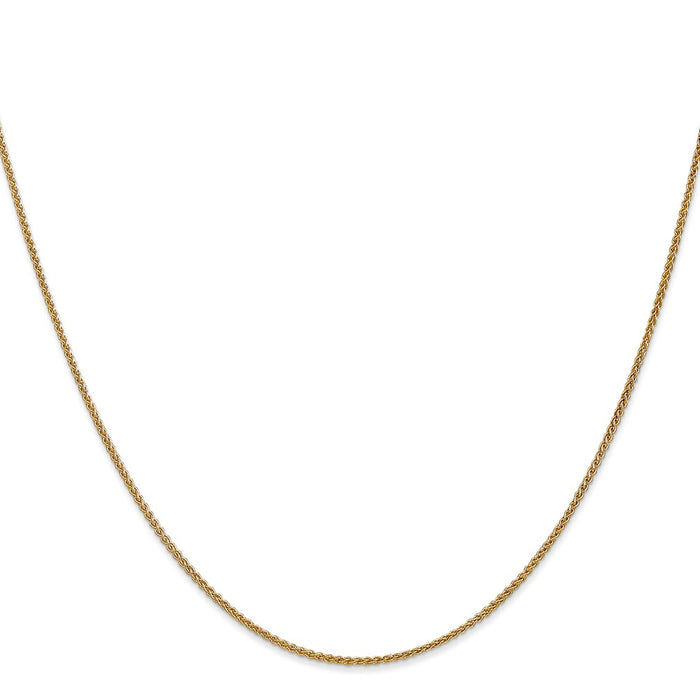Buy 14K Gold 14-Inch Spiga Chain, 1.25mm, Stylish & Affordable Jewelry-2