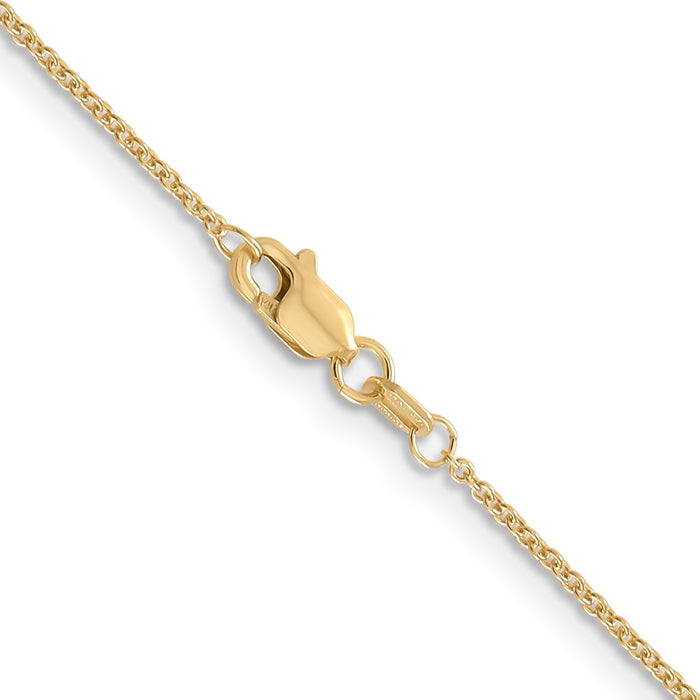 Shop Stylish 14K Gold 18-Inch Cable Chain - 1.2mm, Luxury Lobster Clasp-3
