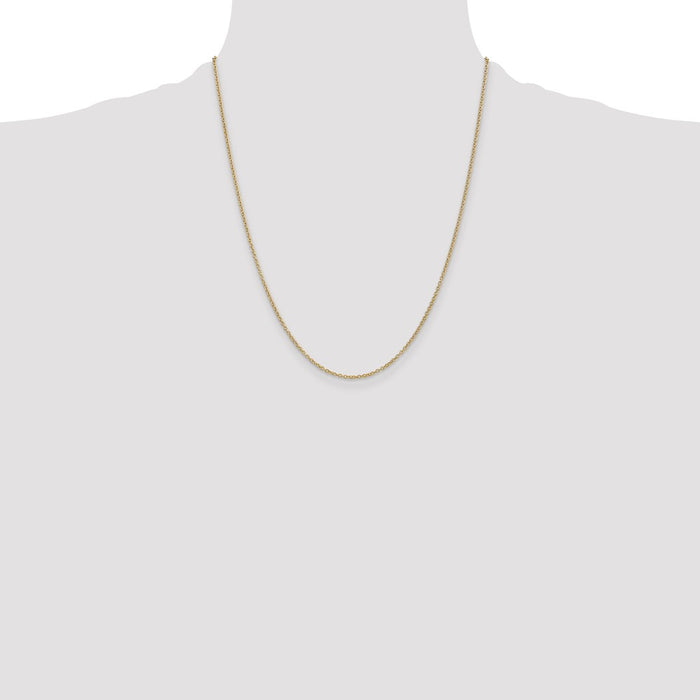 Exclusive 14K Gold 22-Inch Cable Chain - Stylish 1.4mm Links, Affordable Price-4