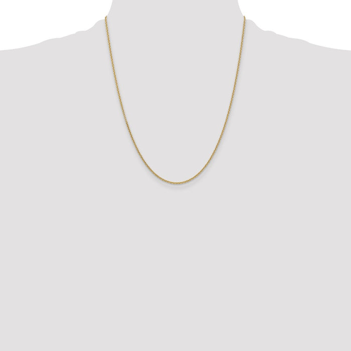 Shop Exclusive 14K Gold 22-Inch 1.6mm Round Cable Chain - Stylish & Affordable-4
