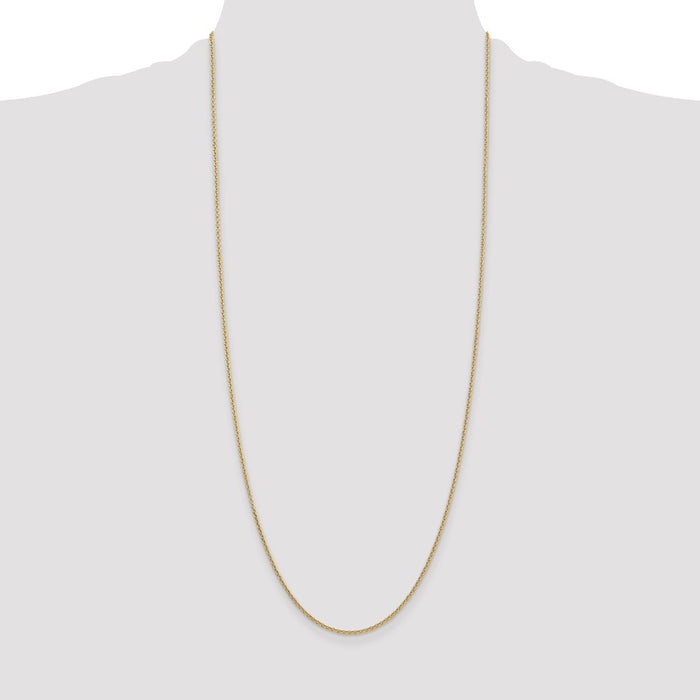 High-Quality 30-Inch 14K Gold 1.6mm Cable Chain - Stylish Lobster Clasp-4