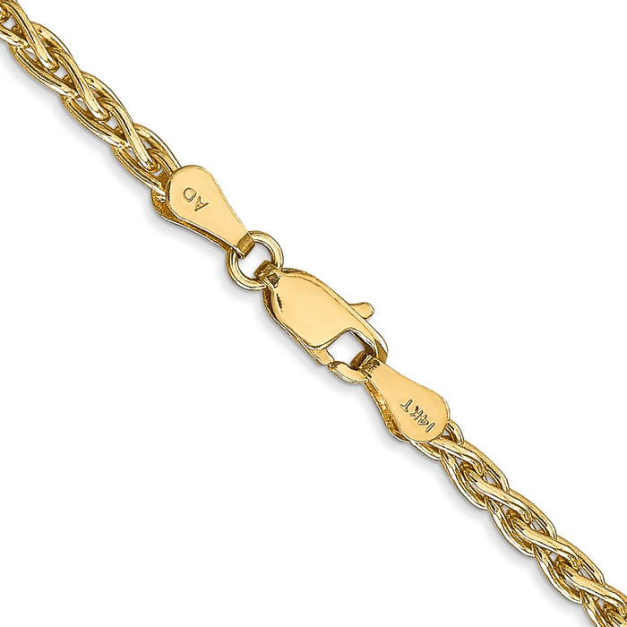 Shop Stylish 14K Gold Parisian Wheat Chain 18-Inch, 3mm - Luxury Jewelry-3