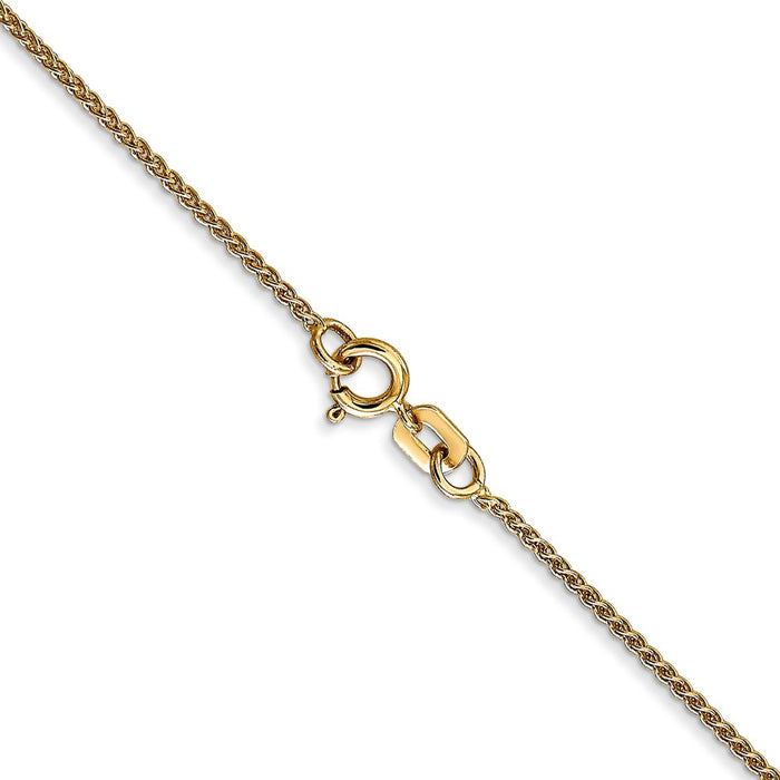Buy 14K Gold 20-Inch Spiga Chain, 1.05mm - Stylish & Affordable Luxury-3