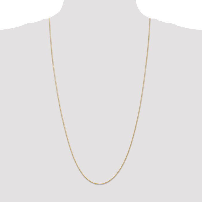 Shop Stylish 30-Inch 14K Gold Parisian Wheat Chain - Affordable Luxury Accessory-4