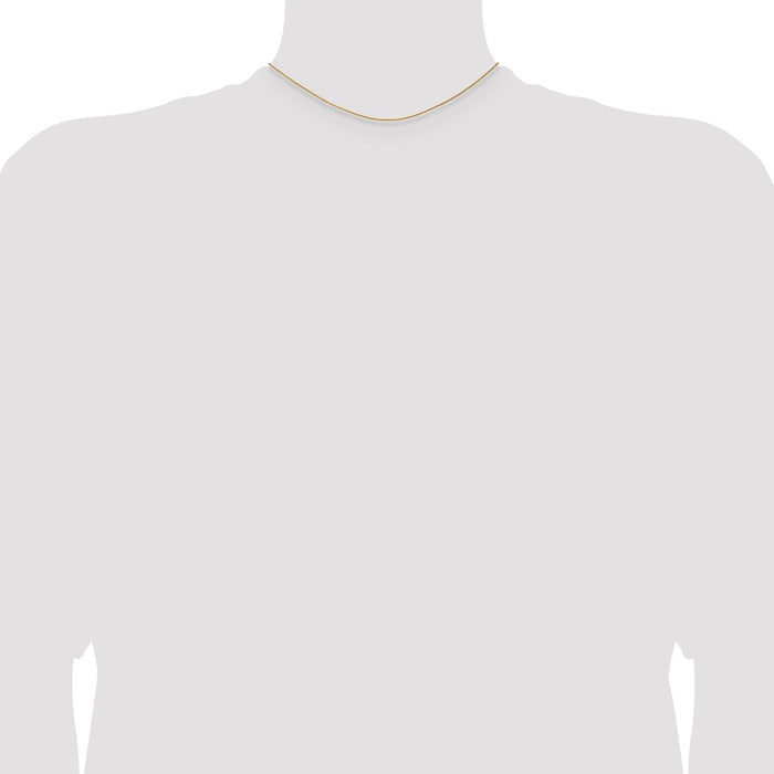 Buy 14K Gold 14-Inch Parisian Wheat Chain, 1.2mm - Stylish & Durable!-4