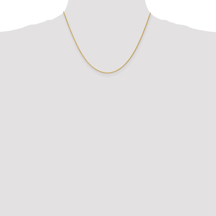 Buy Stylish 14K Gold 18-Inch 1.2mm Parisian Wheat Chain - Luxury Accessory!-4