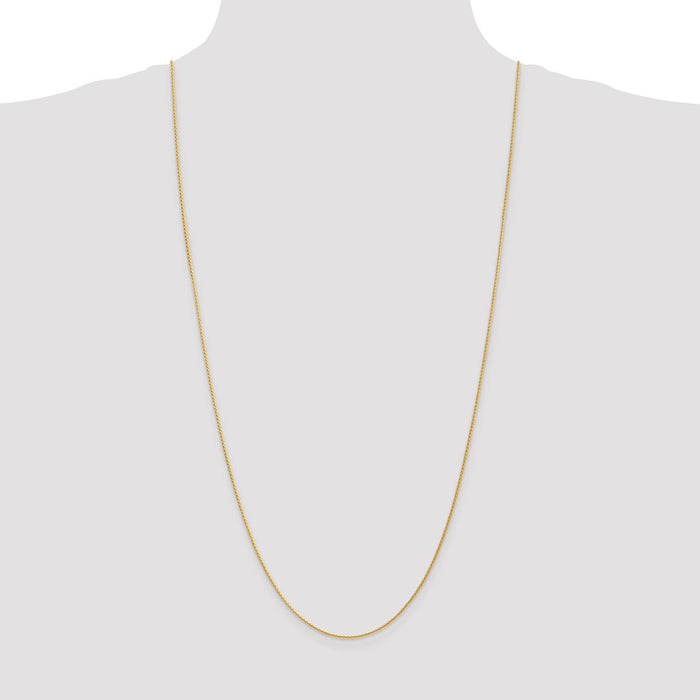 Exclusive 14K Gold 30-Inch 1.2mm Parisian Wheat Chain - Stylish & Durable-4
