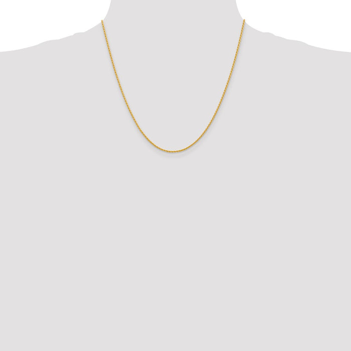 Exclusive 14K Gold 20-Inch Parisian Wheat Chain - Stylish 1.5mm Design-4