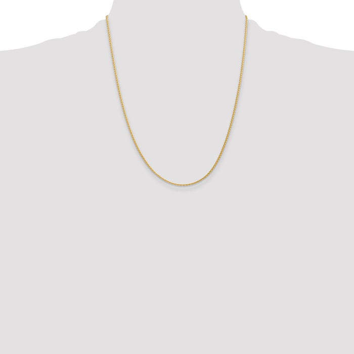 Buy 14K Gold Parisian Wheat Chain 22" 1.75mm - Luxury Style at Great Value!-4