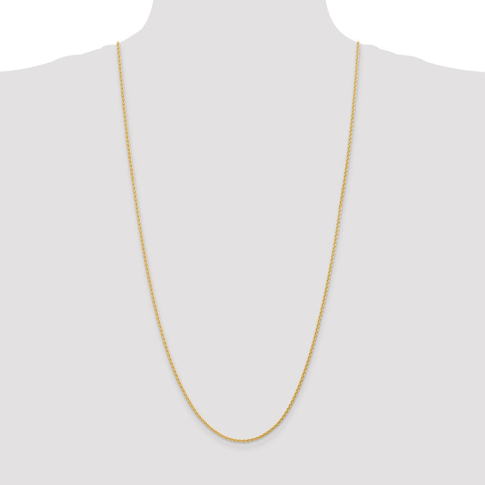 Buy Stylish 14K Gold 30-Inch Parisian Wheat Chain - 1.75mm Luxury Design-4