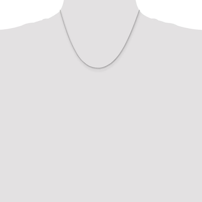 Order Stylish 14K White Gold 18-Inch Diamond-Cut Wheat Chain - Affordable Luxury-4