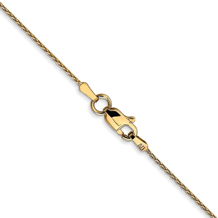 Buy Exclusive 14K Gold 18-Inch Diamond-Cut Parisian Wheat Chain - Stylish & Affordable-3