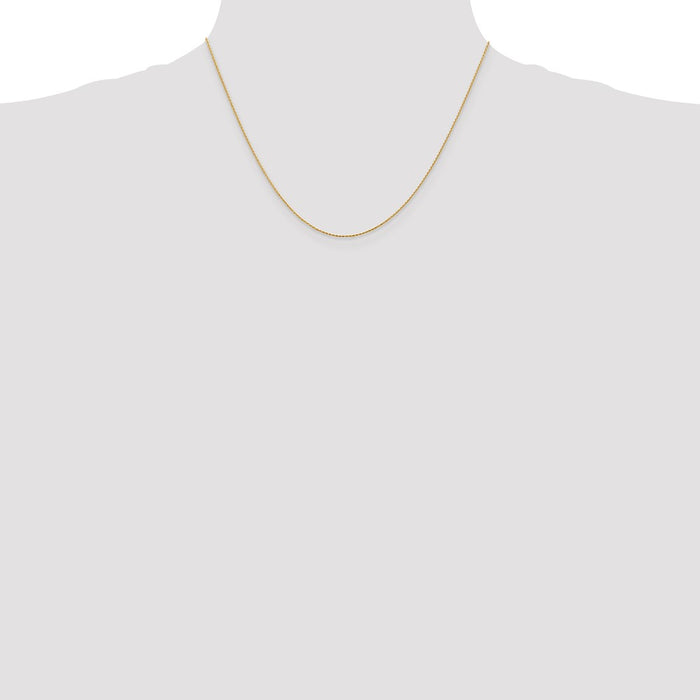 Buy Exclusive 14K Gold 18-Inch Diamond-Cut Parisian Wheat Chain - Stylish & Affordable-4