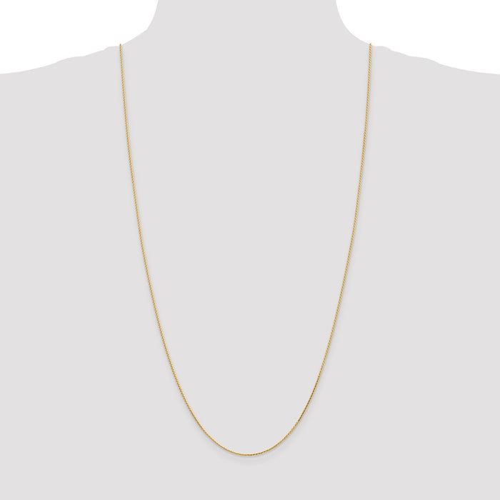 Buy Stylish 30-Inch 14K Gold Diamond-Cut Parisian Wheat Chain, 1mm-4