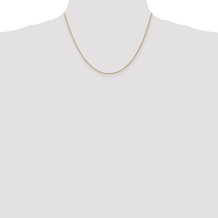 Buy Exclusive 14K Gold 20-Inch Light Baby Rope Chain - Stylish & Affordable-4