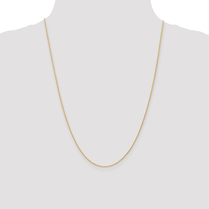 Buy Stylish 24-Inch 1mm 14K Gold Parisian Wheat Chain - Luxury Design!-4