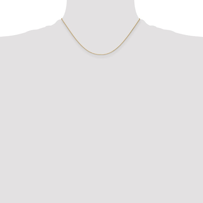 Exclusive 14K Gold 1.2mm Diamond Cut Cable Chain - Affordable Luxury Style-4