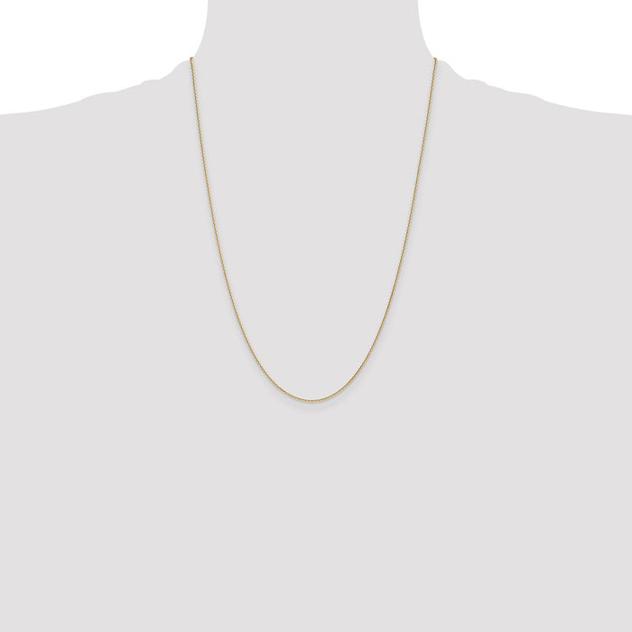 Buy Stylish 14K Gold 1.2mm Diamond Cut Cable Chain - Luxury & Quality Design-4