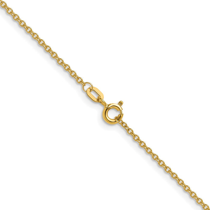 Shop Exclusive 14K Gold 1.5mm Cable Chain Necklace - Stylish & Affordable!-3