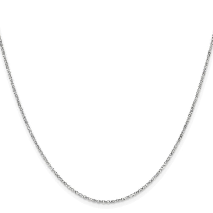 Buy Stylish 14K White Gold 1.5mm Cable Chain - Affordable Luxury Jewelry-2