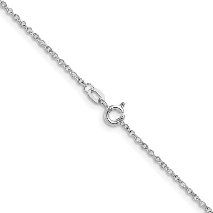 Exclusive 14K White Gold 1.5mm Cable Chain - Stylish Jewelry Value-3