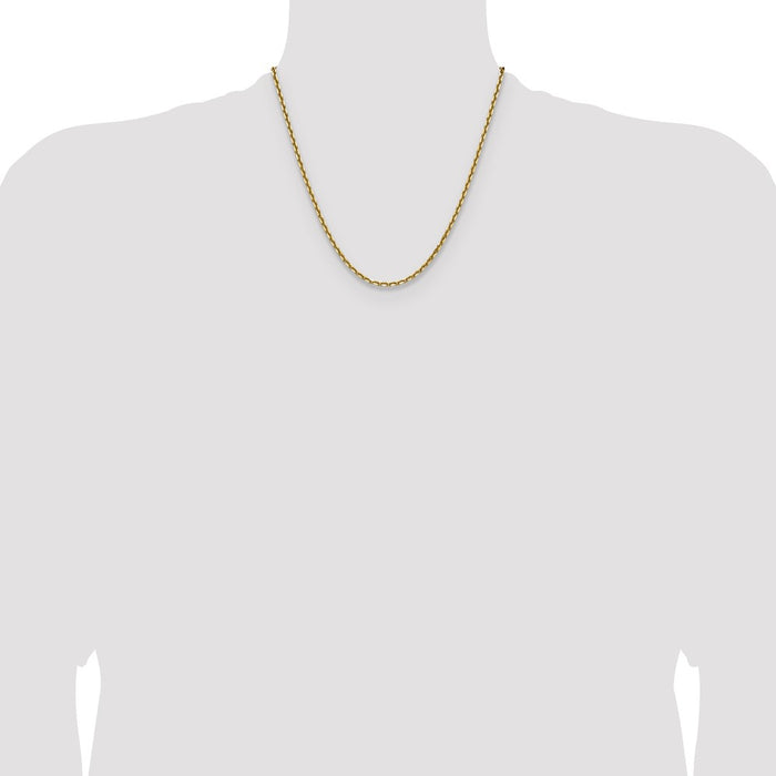 Buy 14K Gold 3.25mm Double Curb French Link Chain - Stylish & Durable-4