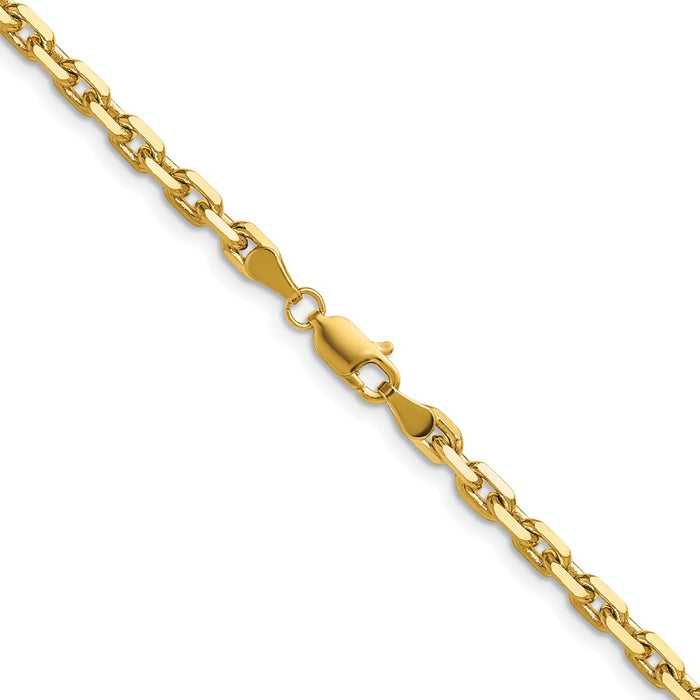 Shop Stylish 14K Gold 3.90mm Double Curb French Link Chain - Luxury Appeal-3