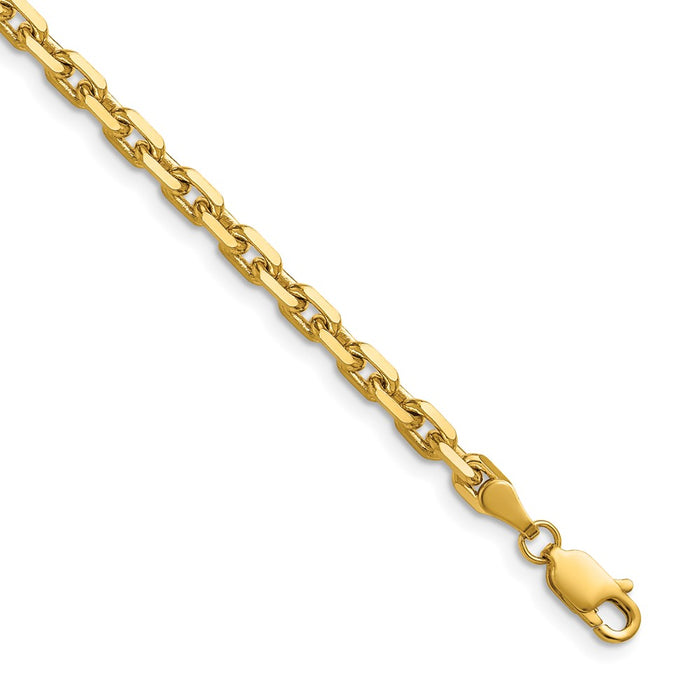 Buy Stylish 14K Gold 3.90mm Double Curb French Link Chain - Luxury Value!-1