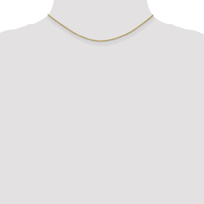 Shop Stylish 14K Gold 14-Inch 1.5mm Anchor Link Chain with Lobster Clasp-3