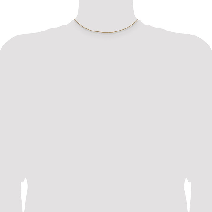 Buy Stylish 14K Gold 14-Inch 1.4mm Cable Chain with Lobster Clasp - Luxury Value!-4