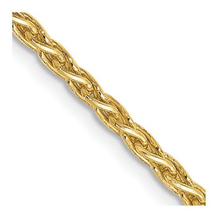 Buy 14K Gold 18-Inch Parisian Wheat Chain - Stylish .85mm Lobster Clasp-1