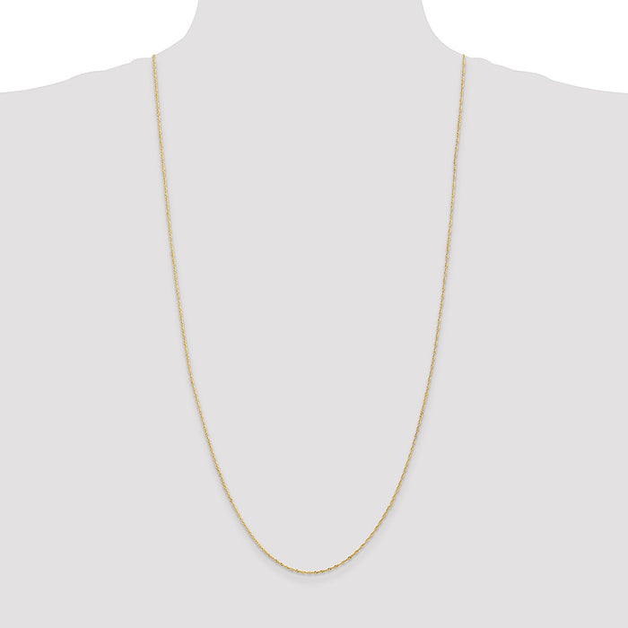 Buy Exclusive 30-Inch 14K Gold Singapore Chain - Stylish 1.10mm Design-4
