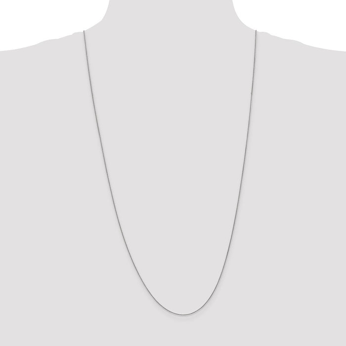 Shop Stylish 14K White Gold 30-Inch .85mm Spiga Chain with Lobster Clasp-4