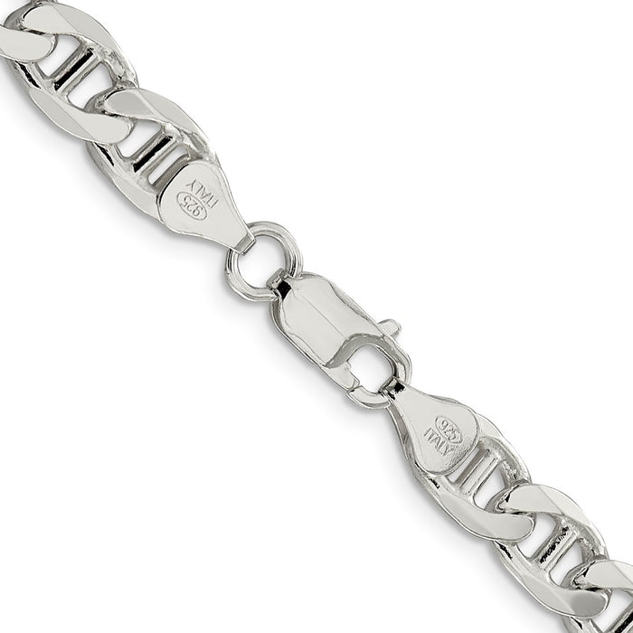 Buy Stylish Sterling Silver 7.5mm Figaro Anchor Link Chain at Affordable Prices-3